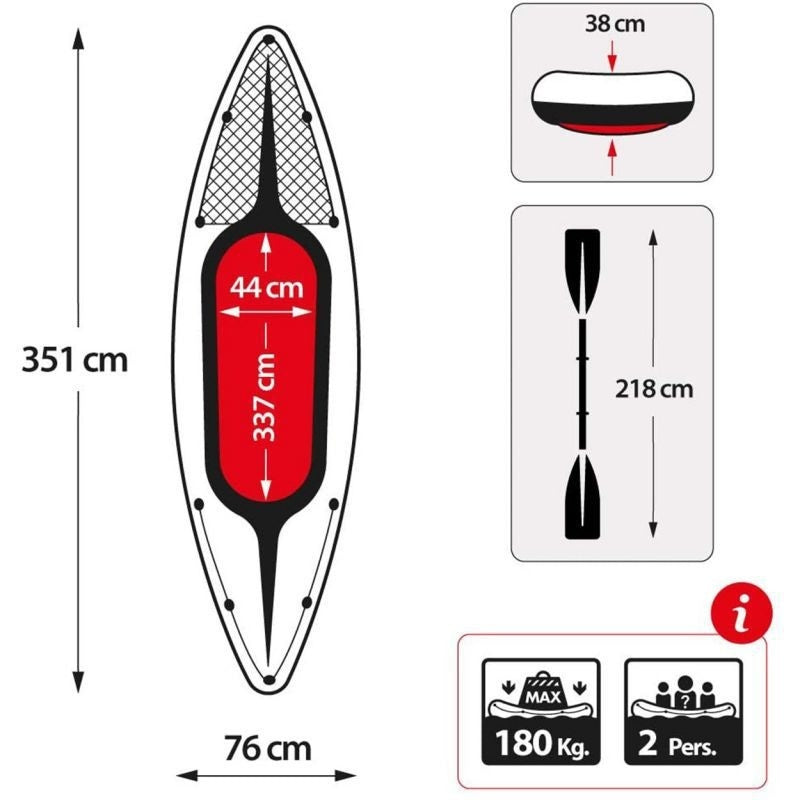 Creative Inflatable Two Person Kayak