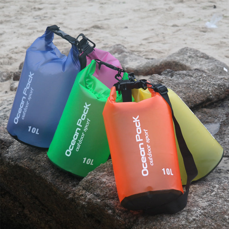 Spot beach bag anti water bucket bag PVC waterproofing bag drifting waterproof bag swimming bag outdoor sports bag