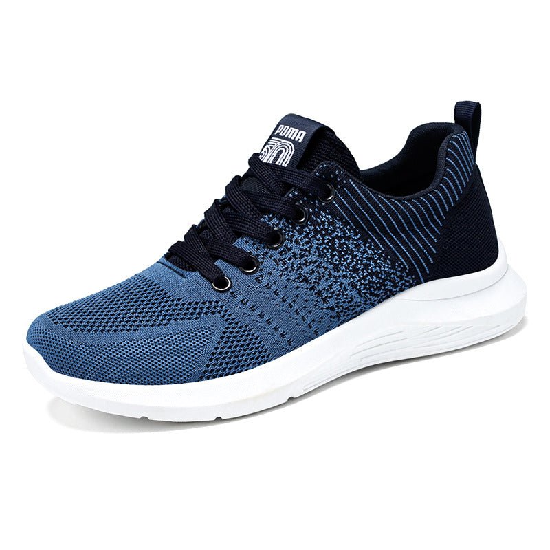 Men's Shoes Korean Casual Breathable Shoes Running Shoes Trendy Sneakers Men - Little Commodities