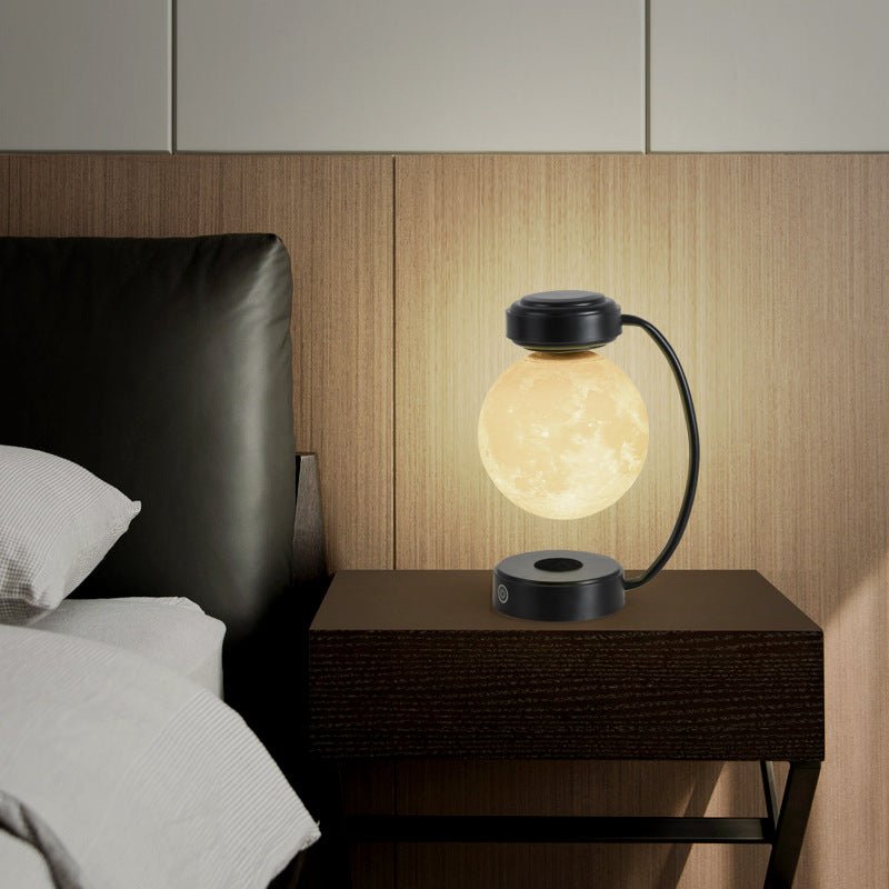 3D LED Moon Night Light Wireless Magnetic Levitating Rotating Floating Ball Lamp For School Office Bookshop Home Decoration - Little Commodities