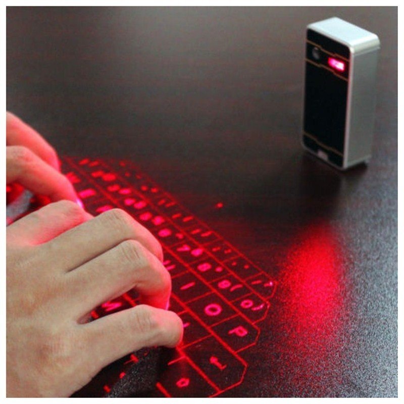Bluetooth Wireless Laser Keyboard - Little Commodities