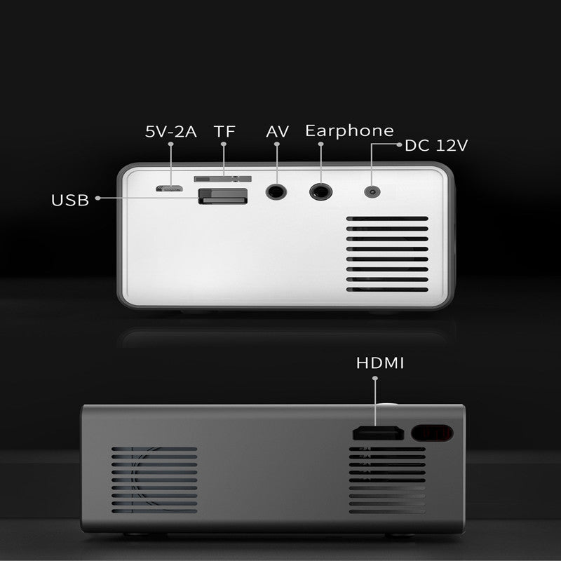 Home Office T300 Projector HD 1080P Miniature Mini Projector - Little Commodities