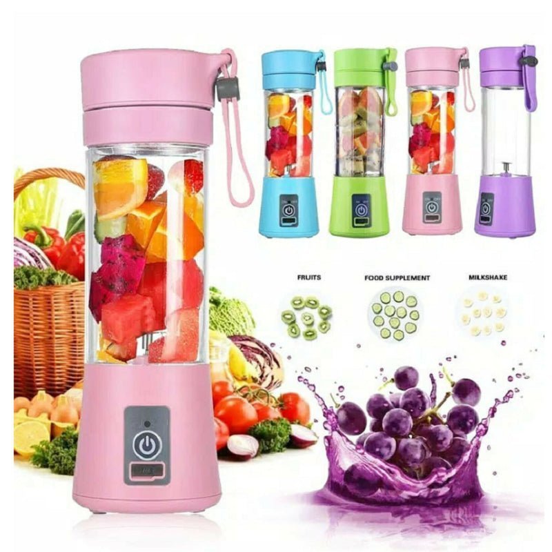 Portable Blender With USB Rechargeable Mini Kitchen Fruit Juice Mixer Home Simple Portable Electric Mini Juicer - Little Commodities