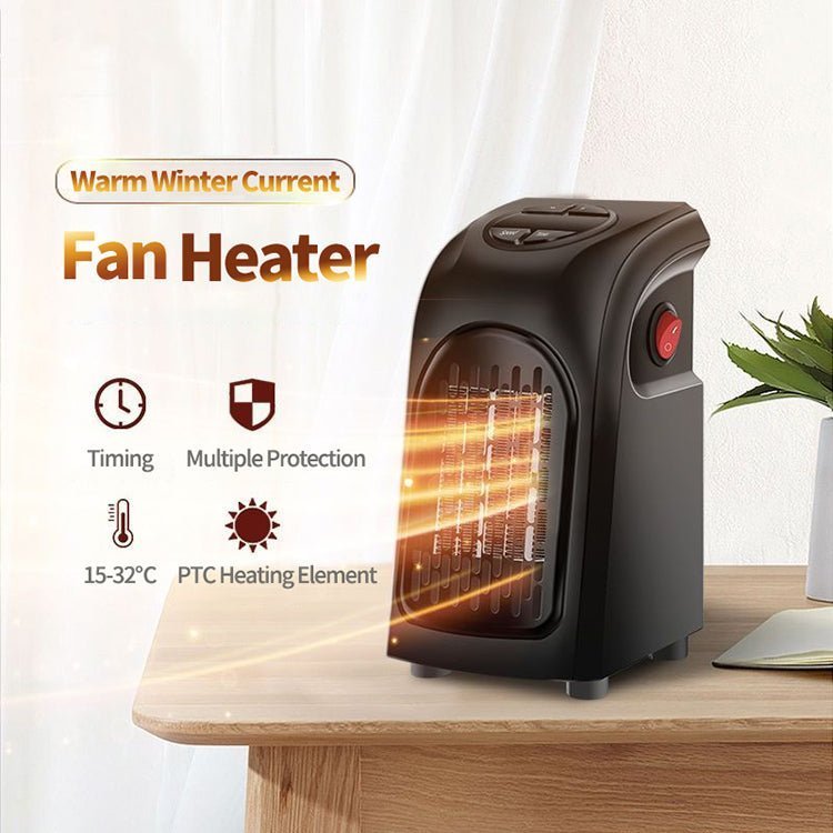 Winter Air Heater Fan Heater Electric Home Heaters Mini Room Air Wall Heater Ceramic Heating Warmer Fan For Home Office Camping - Little Commodities